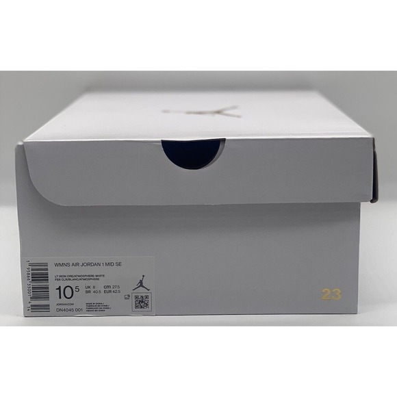 NEW Nike Air Jordan 1 Mid SE Light Iron Ore White DN4045-001 Women's Size 10.5 - Picture 7 of 7